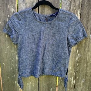 Madewell Cropped Blouse